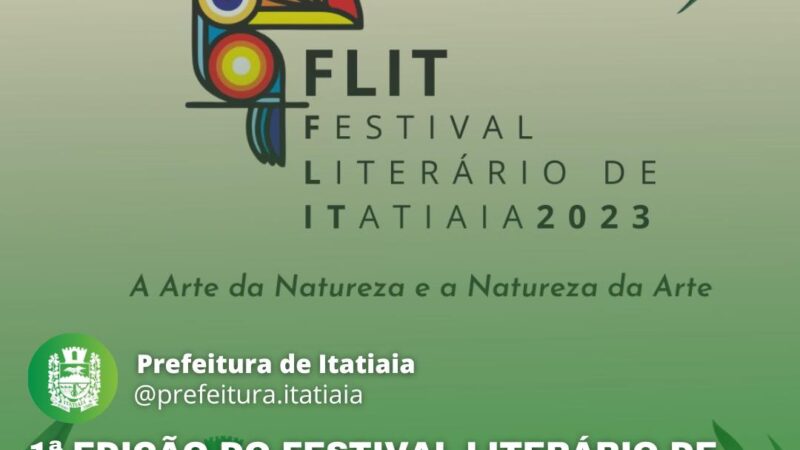 1ª edição do Festival Literário de Itatiaia começa nesta segunda-feira em Penedo 